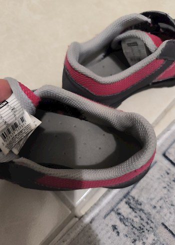 Kız Çocuk Kırmızı Cırt Cırtlı Spor Ayakkabı - Görsel 4