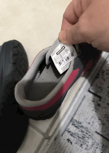 Kız Çocuk Kırmızı Cırt Cırtlı Spor Ayakkabı - Görsel 5