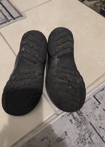 Kız Çocuk Kırmızı Cırt Cırtlı Spor Ayakkabı - Görsel 6