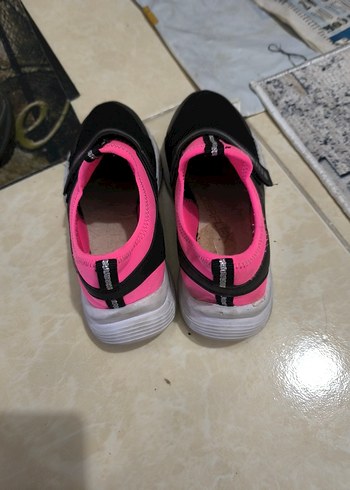 Kız Çocuk Pembe Gri Spor Ayakkabı - Görsel 3