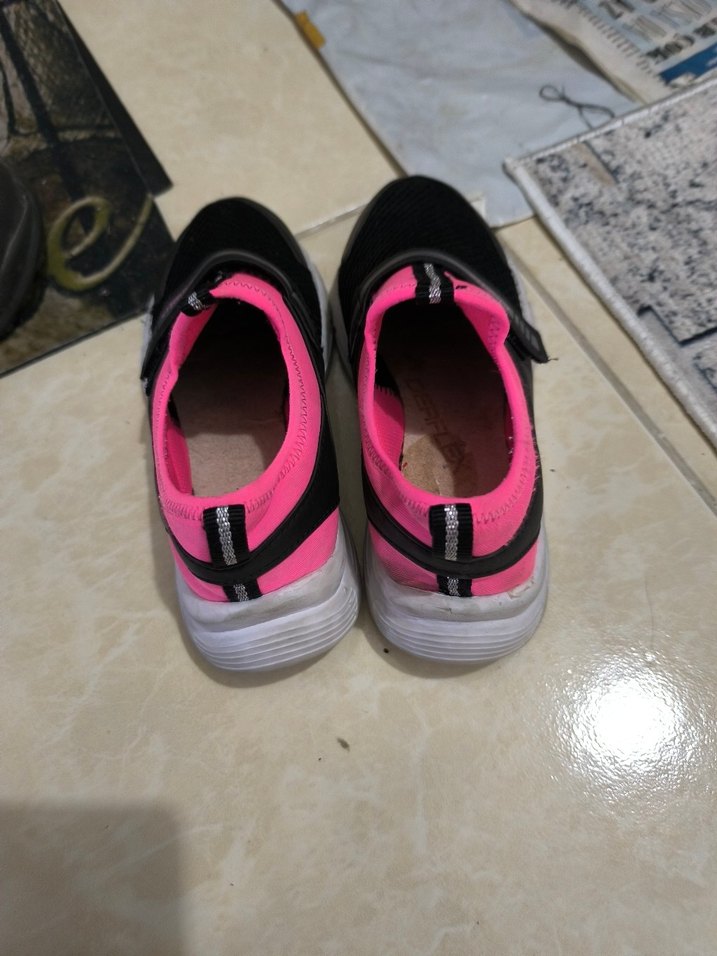 Kız Çocuk Pembe Gri Spor Ayakkabı - Görsel 3