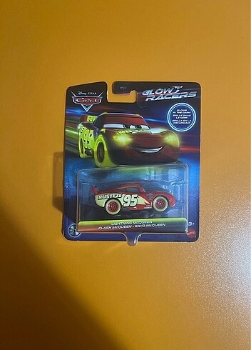 Disney Pixar cars glow racers lightning McQueen-Jackson storm