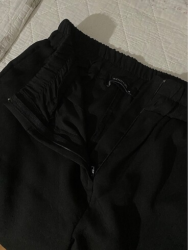 34 Beden siyah Renk Siyah Cigarette Kumaş pantolon