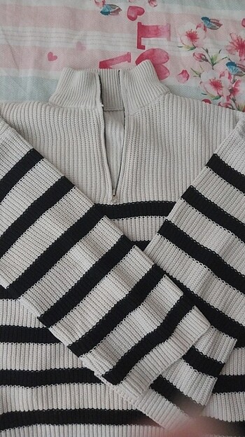 Oversize Fermuarlı sweatshirt 