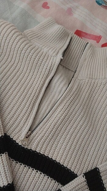 l Beden Oversize Fermuarlı sweatshirt 