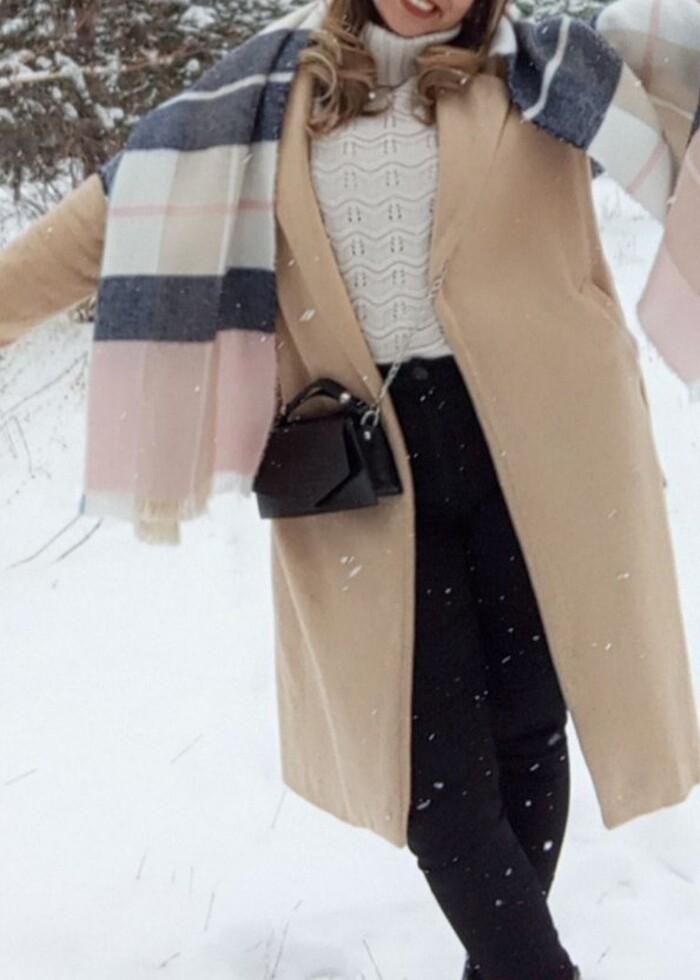 Bej astarlı kaban - Görsel 2