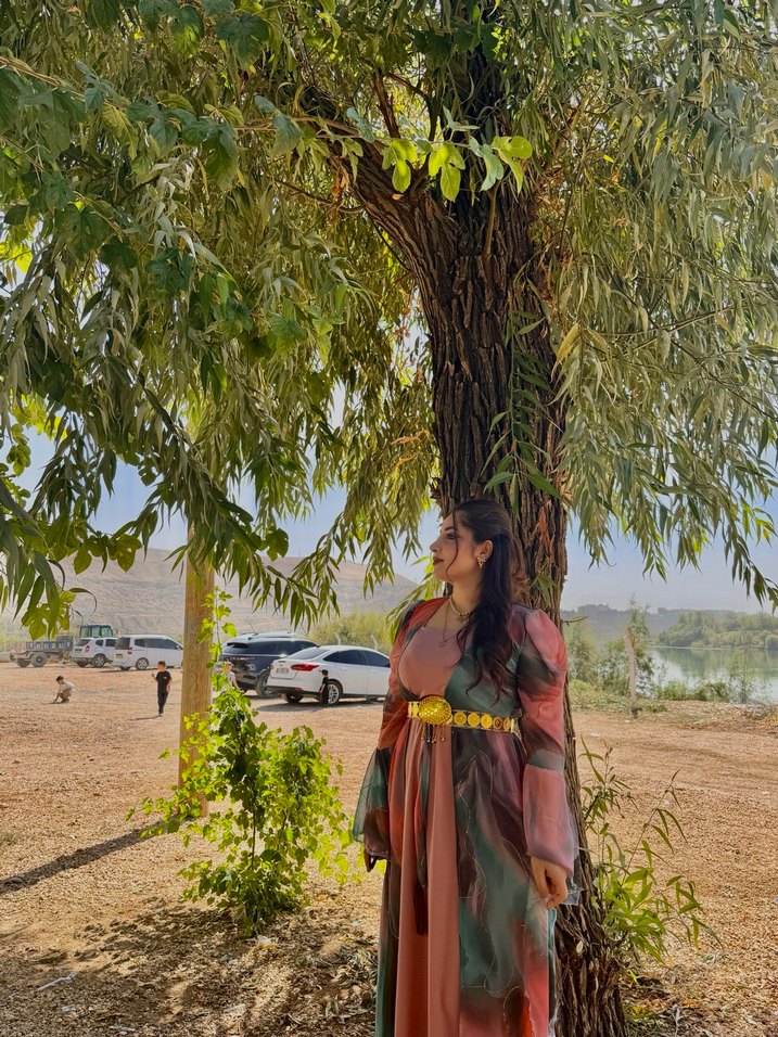 Renkli Uzun Yöresel Fistan Elbise - Görsel 3