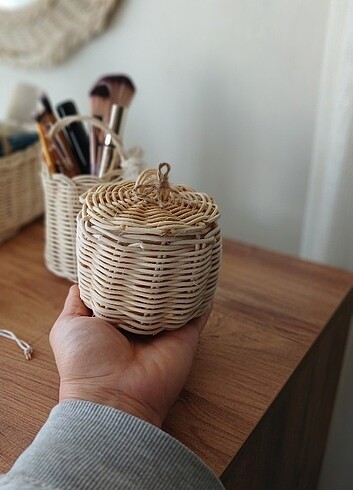 Diğer Rattan bamboo mini sepetler
