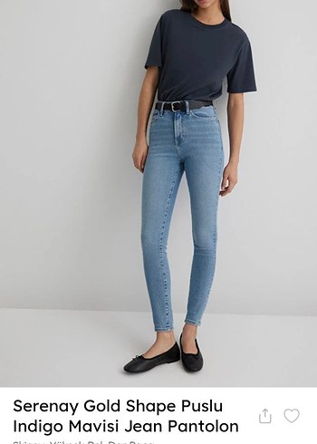 Serenay Gold Shape pantolon - Görsel 8