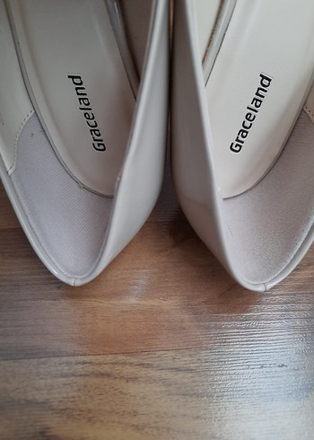 bej topuklu ayakkabı - Görsel 3