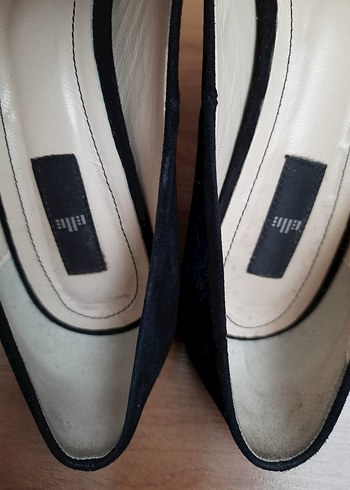 Siyah topuklu ayakkabı - Görsel 4