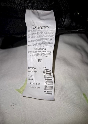 Siyah Deri Bel Çantası - Görsel 4