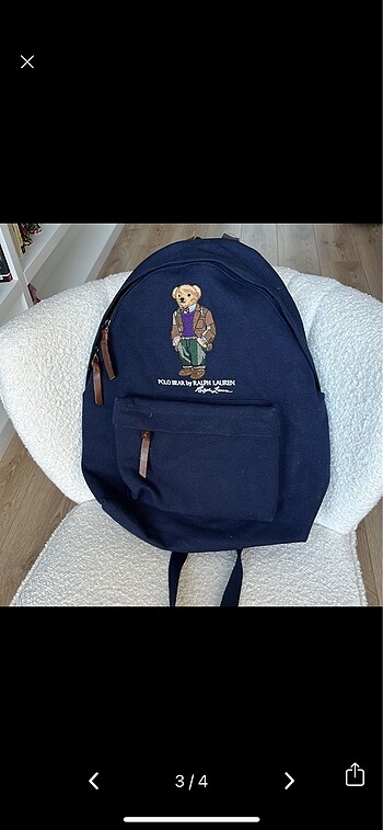 Ralph lauren bear model sırt çantası
