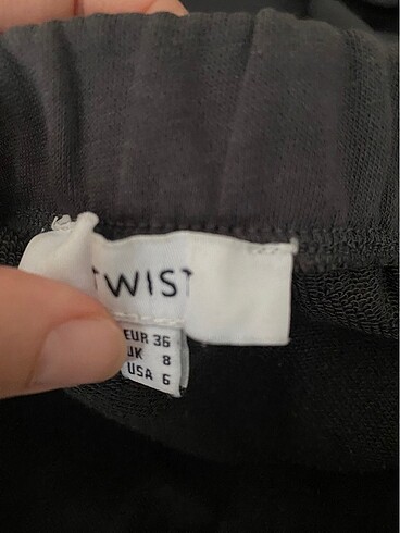 Twist Twist kumaş etek