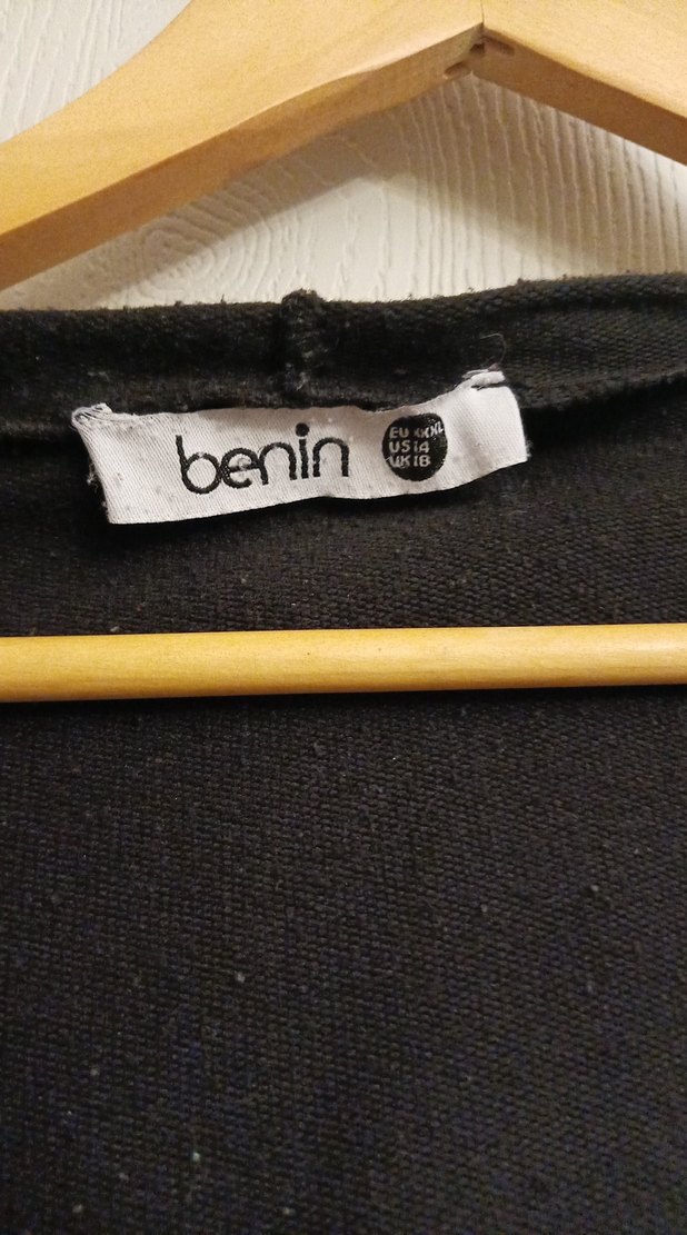 çıtçıtlı Siyah Uzun Kadın hırka - Görsel 3