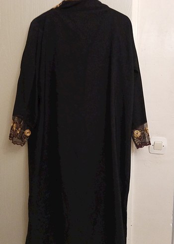 Boncuk İşlemeli Siyah Uzun Kadın Elbisesi - Görsel 3