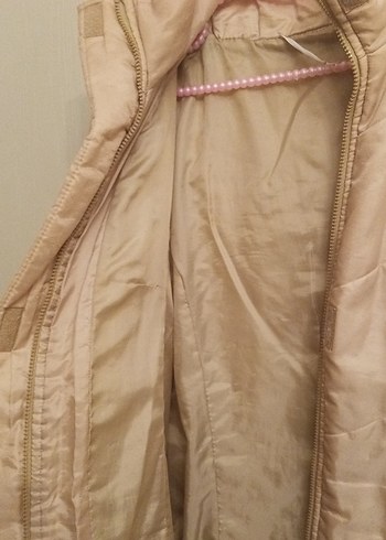 Uzun Bej Kadın mont - Görsel 3