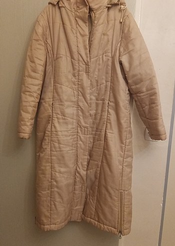 Uzun Bej Kadın mont - Görsel 2