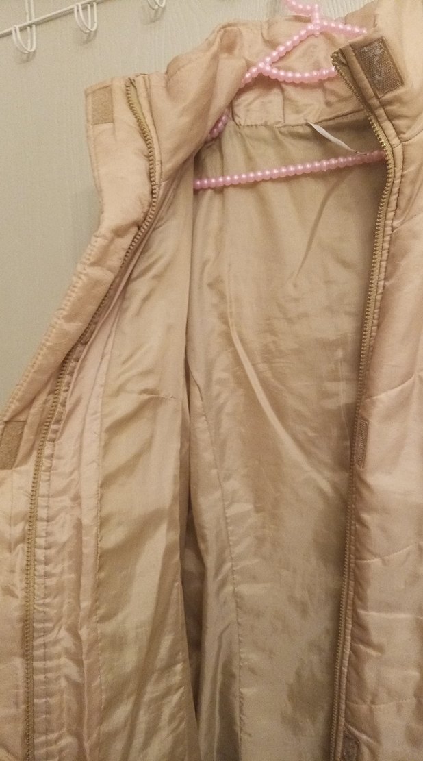 Uzun Bej Kadın mont - Görsel 3