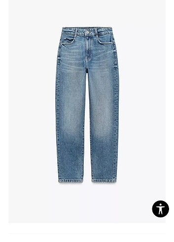 ZARA Z1975 YÜKSEK BEL MOM PAÇA JEAN