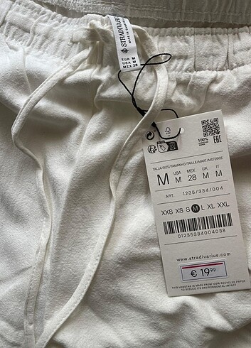 Stradivarius STRADİVARİUS KETENLİ DÖKÜMLÜ PANTOLON
