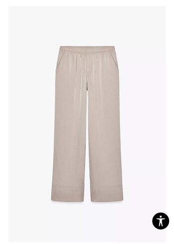 ZARA SATEN PİJAMA PANTOLON
