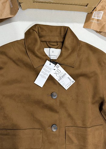 STRADİVARİUS CEPLİ SUNİ SÜET CEKET - Görsel 9