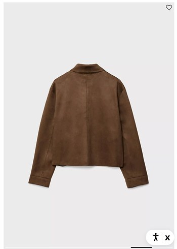 STRADİVARİUS CEPLİ SUNİ SÜET CEKET - Görsel 7