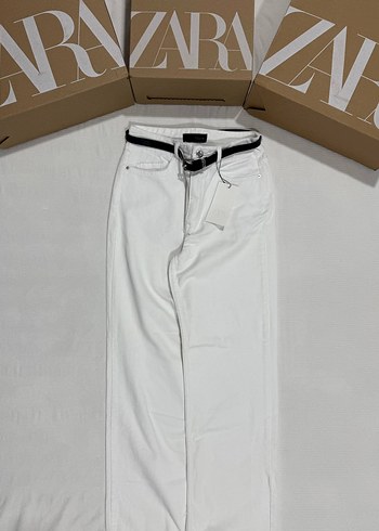 ZARA Z1975 STRAIGHT YÜKSEK BEL TAM BOY JEAN - Görsel 4