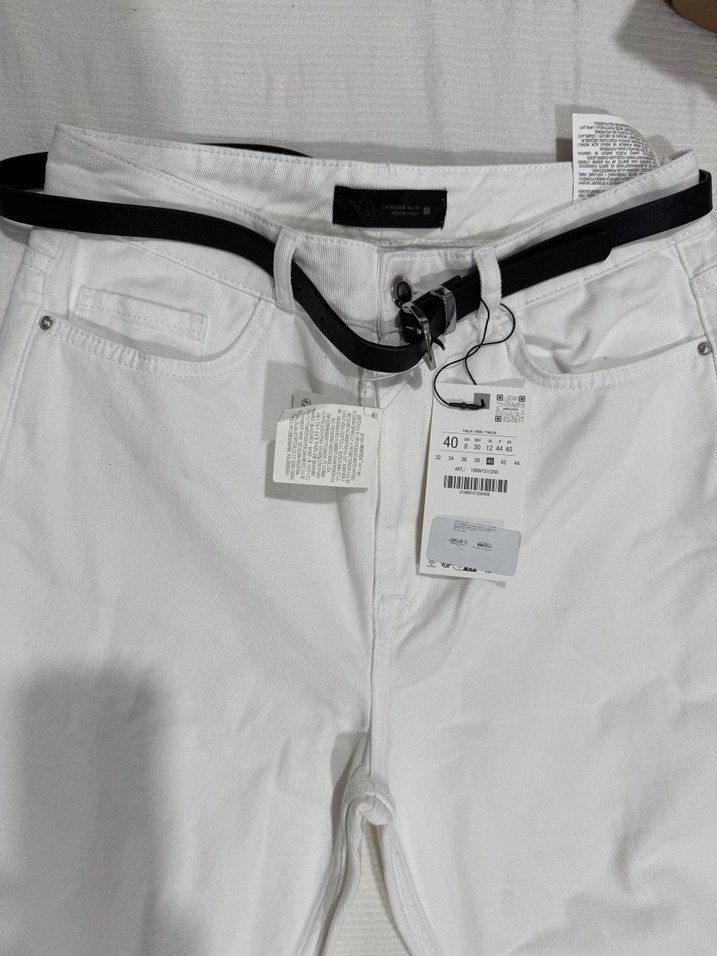 ZARA Z1975 STRAIGHT YÜKSEK BEL TAM BOY JEAN - Görsel 5