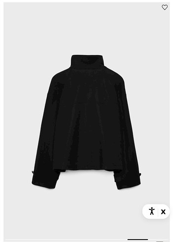 STRADİVARİUS DİK YAKA KRUVAZE YUMUŞAK EFEKTLİ CEKET - Görsel 7