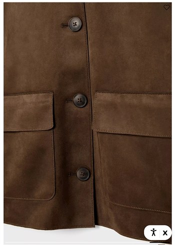 STRADİVARİUS CEPLİ SUNİ SÜET CEKET - Görsel 8