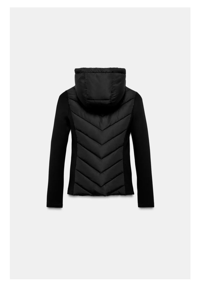 ZARA KONTRAST ŞİŞME MONT - Görsel 5