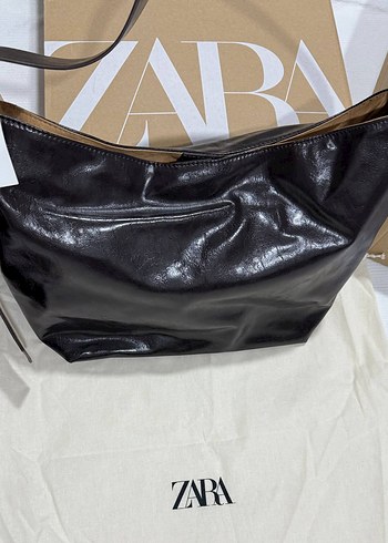 ZARA MAKSİ SHOPPER ÇANTA - Görsel 5