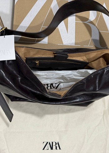 ZARA MAKSİ SHOPPER ÇANTA - Görsel 6