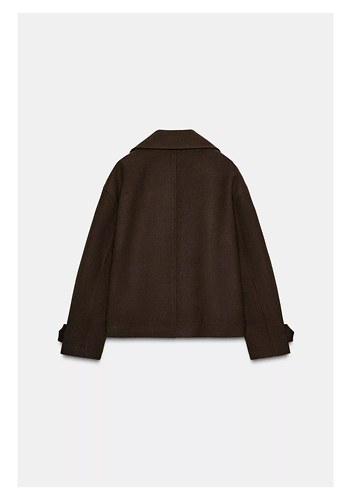 ZARA KRUVAZE KISA KABAN - Görsel 5