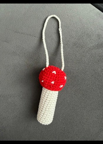 mantar lip gloss çanta charmı - Görsel 2