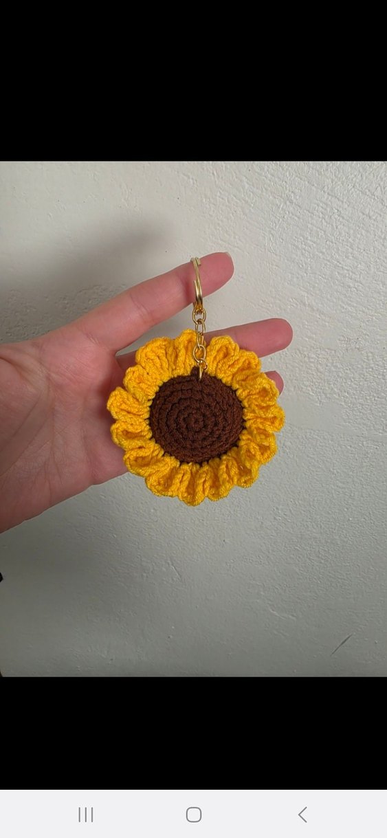 Ayçiçeği Kadın Anahtarlık - Görsel 2