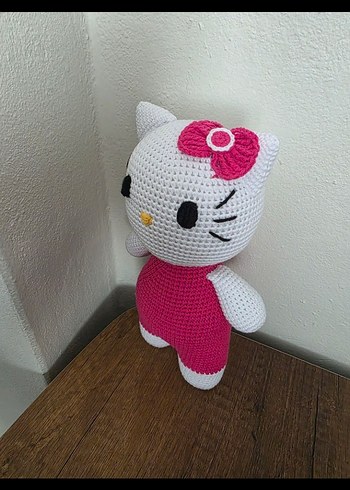 hello kitty El Örgüsü Peluş Oyuncak - Görsel 2