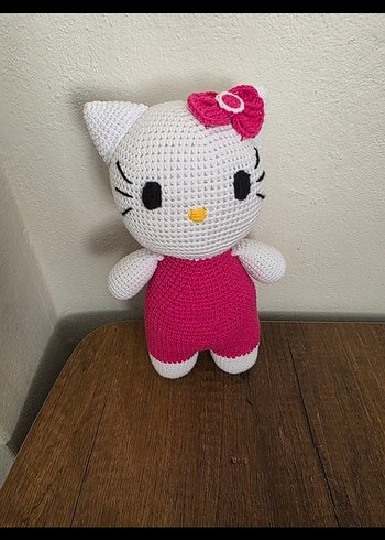 hello kitty El Örgüsü Peluş Oyuncak - Görsel 3