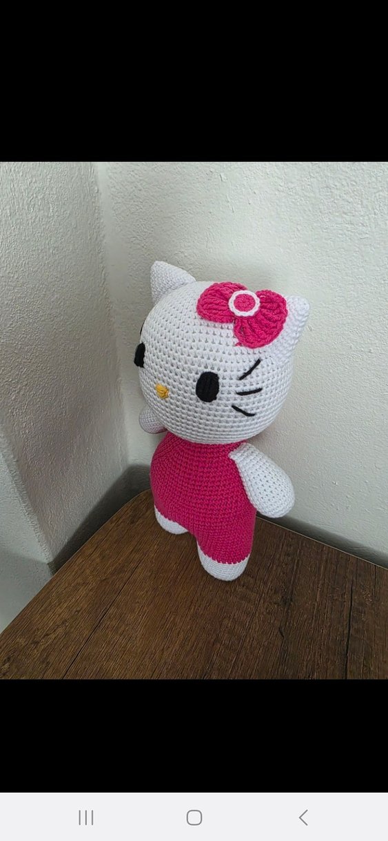 hello kitty El Örgüsü Peluş Oyuncak - Görsel 2