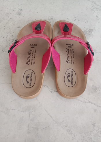 Eurostep Pembe Tokalı Kadın Terlik