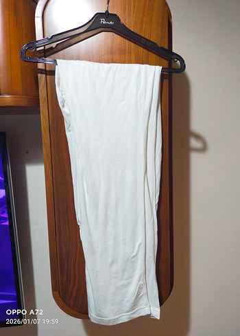 Nakışlı Beyaz Mini Bohem Kadın gecelik takimi - Görsel 3