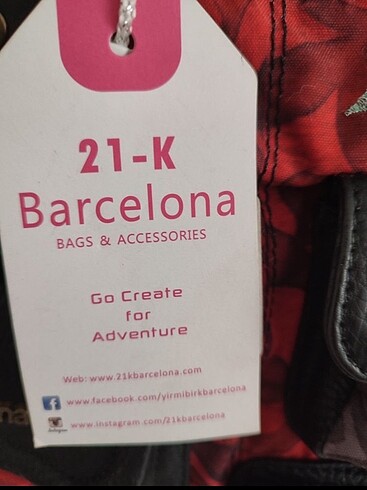  Beden BARCELONA markalı kol çantası