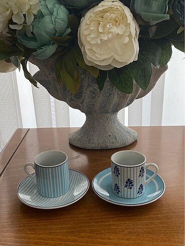 English home iki kişilik kahve fincanı