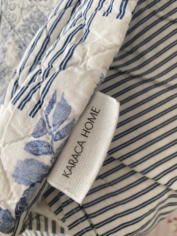 KARACA yatak örtüsü pike yorgan geçmesi de olabilir kullanıldı - Görsel 3