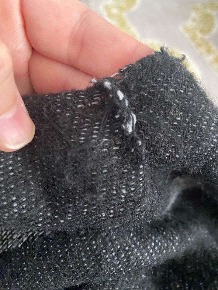 Gri Desenli Uzun Kollu  şal bir sökük vardı diktim ona göre - Görsel 5