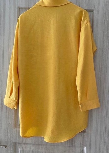 Sarı Keten Kadın Salaş Takım - Görsel 3