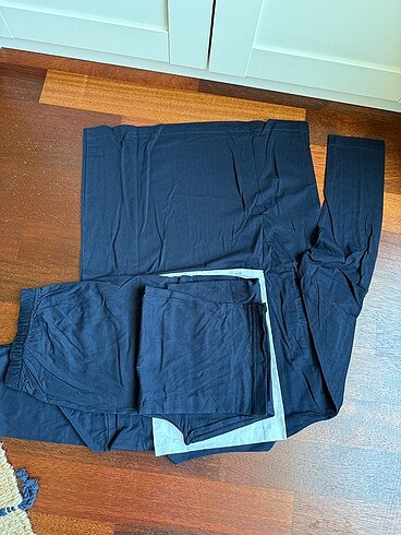 Uzun kollu uzun pantolonlu erkek pijama takımı - Görsel 3