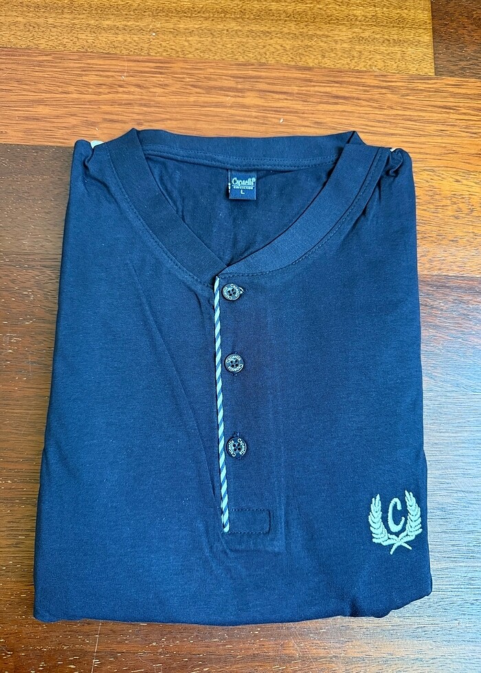 Uzun kollu uzun pantolonlu erkek pijama takımı - Görsel 2